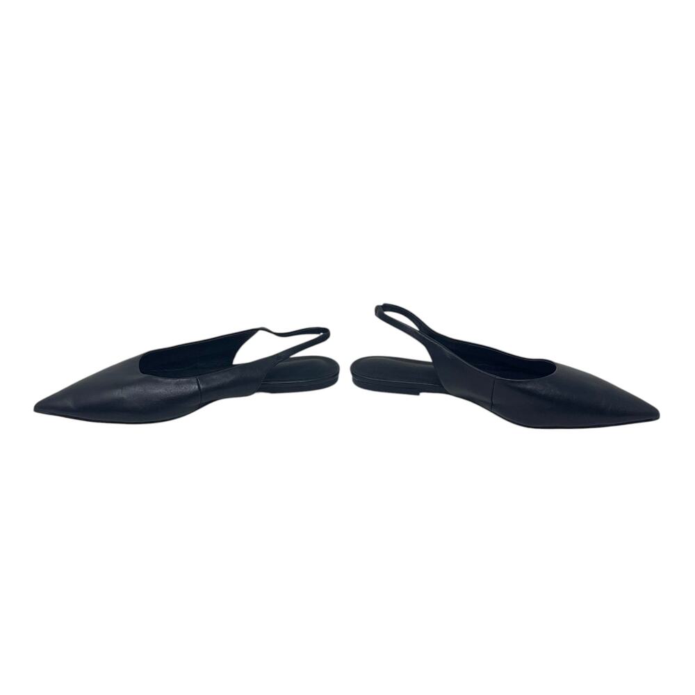 Tony Bianco Women's Javier Pointed Toe Slingback Flats - Black - Size 7.5 - Picture 4 of 9